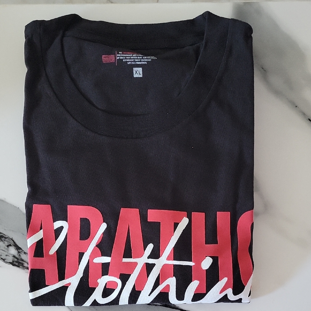 The Marathon Clothing Black and Red Short Sleeve Tee